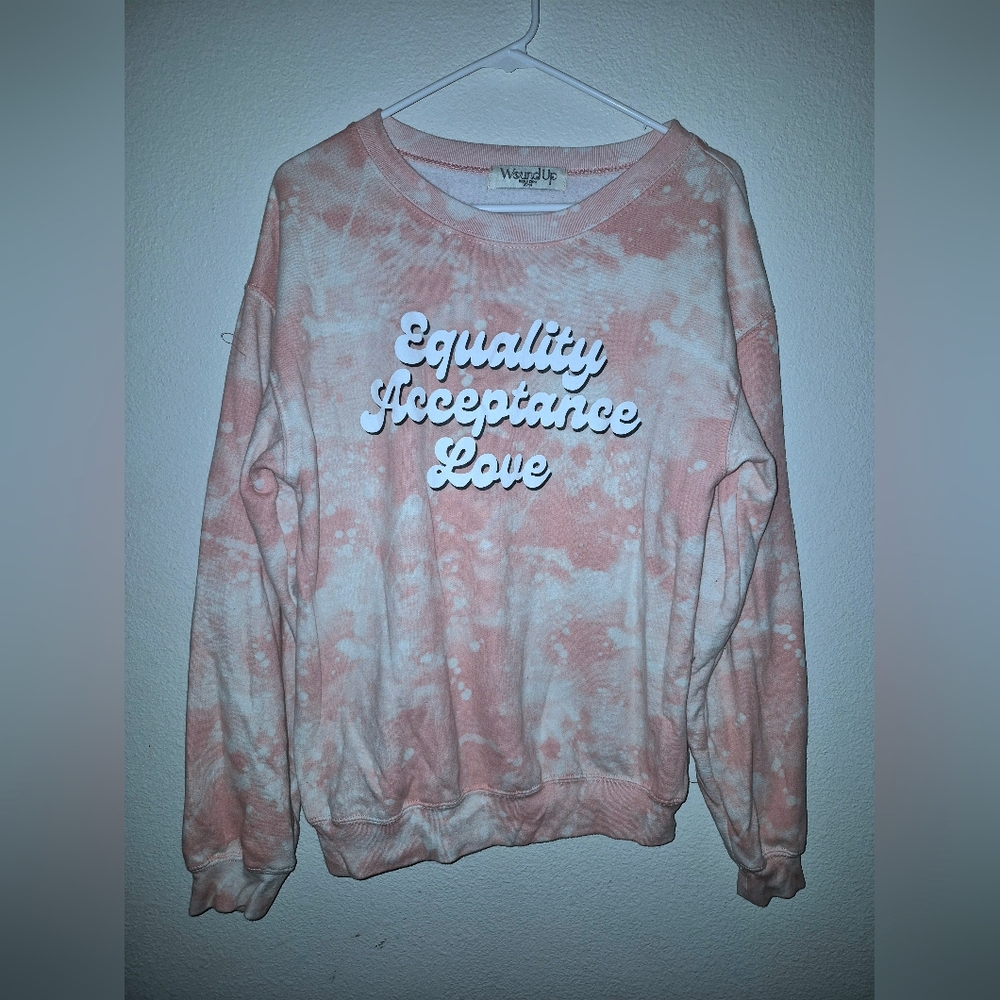 Pink tie-dye Sweatshirt size M